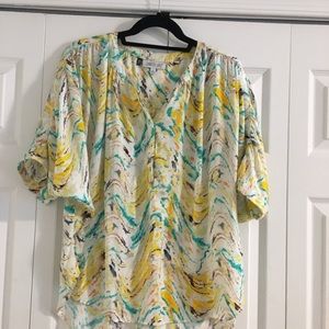 🦚Gorgeous silky blouse